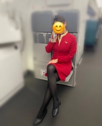 珠珠｜166｜47｜D｜25歲  ✈️ 空姐兼職系，氣質與魅力並存