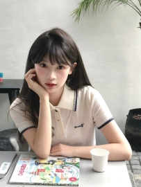 洛洛 158 C 45kg 21歲  #超甜可口嫩妹 校園風的學生妹