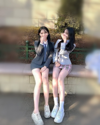#學生閨蜜檔雙飛  甜系雙人 比例漂亮