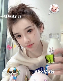 #高雄  牛奶 160 C 47  22  甜美可愛 #學生妹 皮膚白 #奶子很粉嫩