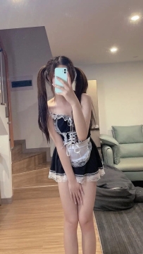 #高雄 瑤瑤 157cm.D.45kg.19歲  清純女僕裝，甜甜笑容讓人融化