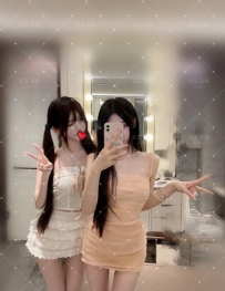 糖果妹 + 奶茶妹 → 甜系雙胞胎角色扮演 互換衣物香氣  🔥【雙倍快感 雙倍激情】好閨蜜3P兼職體驗